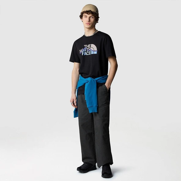 M SS MOUNTAIN LINE TEE Black Black XL - 4