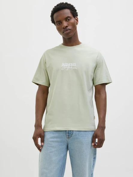 JORALMERIA BRANDING TEE SS CREW NECK Celadon Tint Celadon Tint S