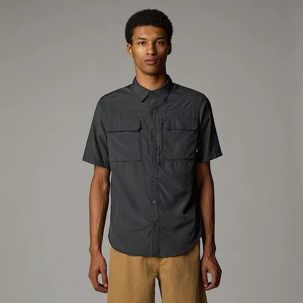 M S/S SEQUOIA SHIRT GREY GREY XL