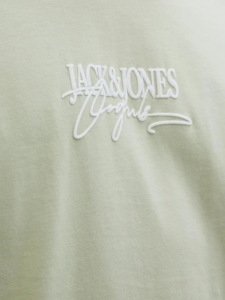 JORALMERIA BRANDING TEE SS CREW NECK Celadon Tint Celadon Tint XL - 3