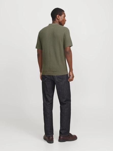 JPRCCCOOPER KNIT POLO SS SN Tea Leaf Tea Leaf L - 6
