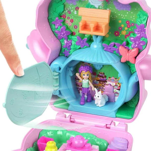 Polly Pocket ve Maceraları Kompakt Oyun Seti Tavşan JFG56-JCR40 - 3