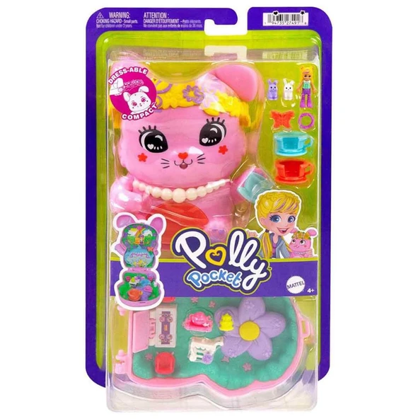 Polly Pocket ve Maceraları Kompakt Oyun Seti Tavşan JFG56-JCR40