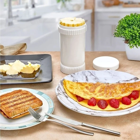 BUFFER® Tereyağı Sürme, Yayma, Saklama, Kesme Aparatı, Tereyağlık - 5