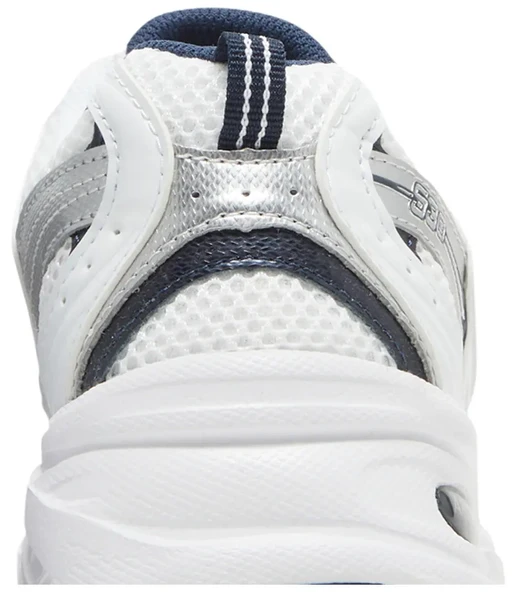 New Balance 530 White Silver Navy Spor Ayakkabı - 7