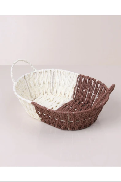Hasırlı Ekmek Sepeti Oval   -8803