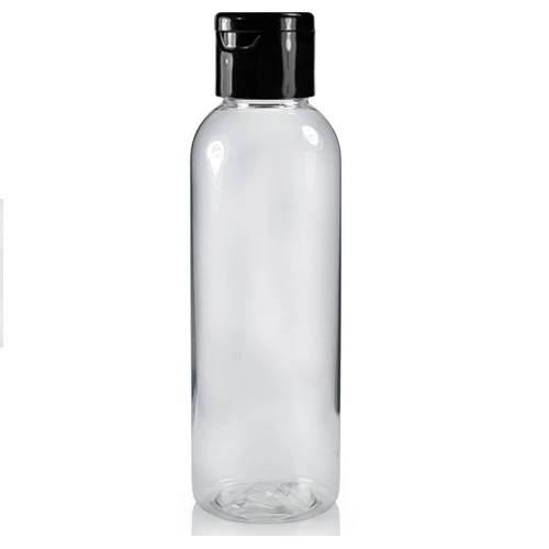 100ml plastik şefaf fliptop kapak şişe, 12 adet, açmalı kapak şişe, dezenfektan şişesi,sabun şişesi, kozmetik şişe