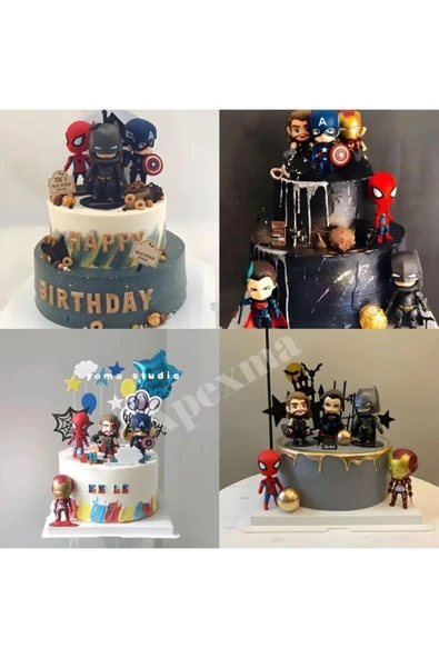 Süper Kahramanlar Mini 6'lı Figür Oyuncak - Resim 2