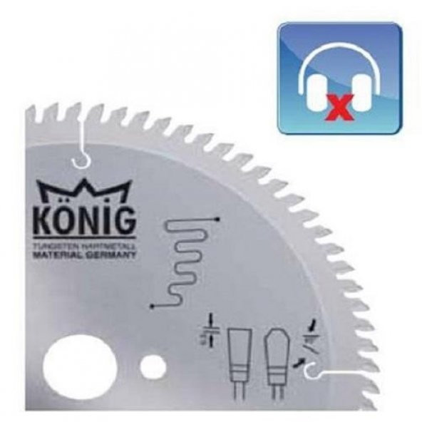 König 300*3,2*30 z 96 TRF Dişli Elmas Uçlu Hassas Kesim Daire Testere - 2