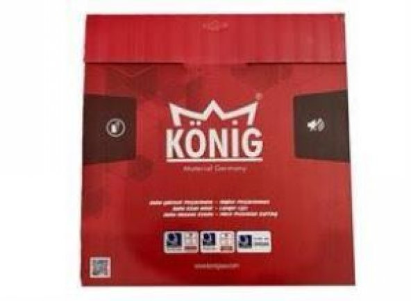 König 300*3,2*30 z 96 TRF Dişli Elmas Uçlu Hassas Kesim Daire Testere - 5