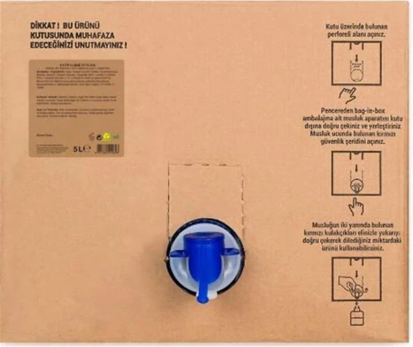 Eyüp Sabri Tuncer Alaçatı Lavantası Doğal Zeytinyağlı Sıvı Sabun 5 lt - Bag in Box