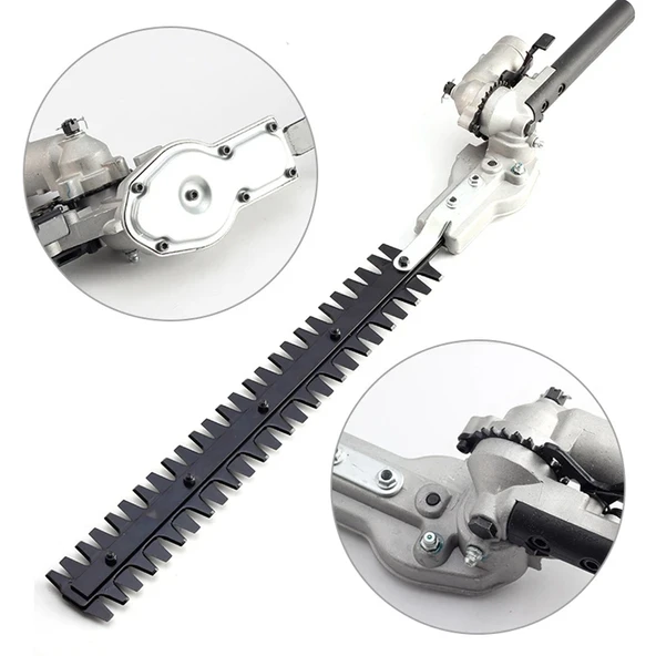 Çit Kesme Makinası Budama Düzeltme Aparatı Başlığı Çalı Kesme Bahçe Gül Bitki Tırpan 26 Mm 9 Diş - 2