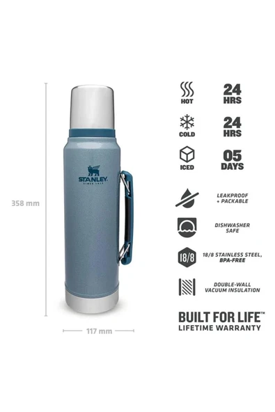 Stanley 1l Classic Vac Btl H.ıce Eu Termos - 3