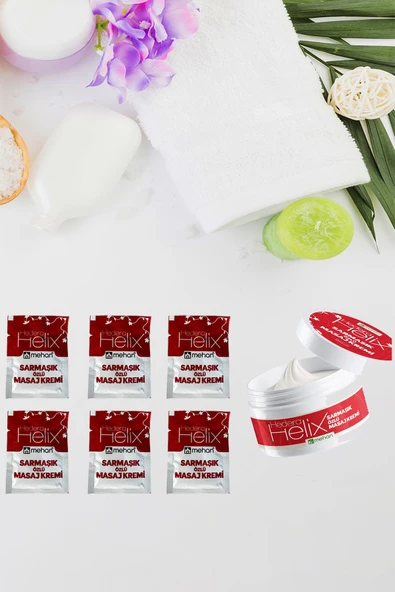 6'lı Paket Masaj Kremi Hedera Helix Sarmaşık Okaliptus Karabaş Özlü Yatıştırıcı Cep Boy Saşe 3ml - 2