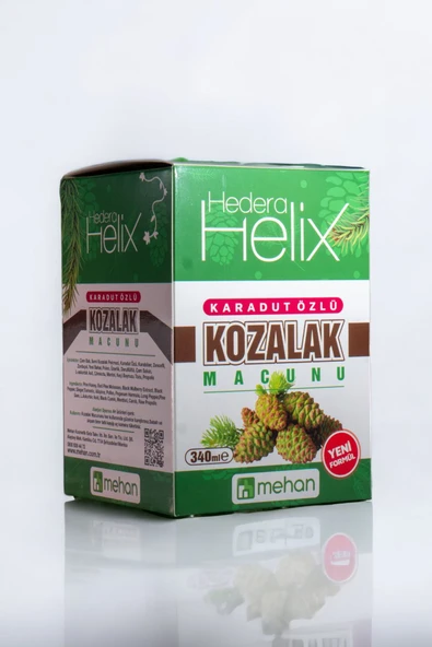 Karadut Özlü Çam Kozalak Macunu Bitkisel Karışım Propolis Keçi Boynuzu Çörek Otu 340 ml Cam Kavanoz