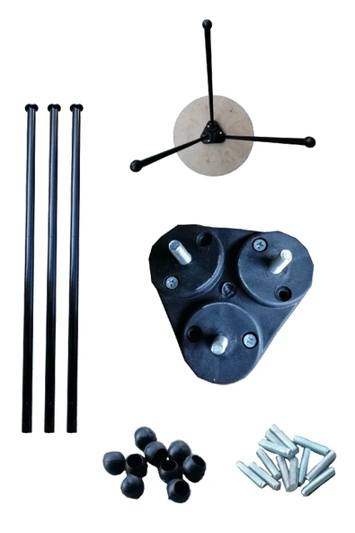 Metal Boru Ayak Kütük Masa Orta Sehpa Zigon Ayağı 42 Cm ( 1 Adet Ayak) - 2
