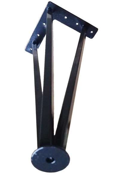 Metal Boru Ayak Kütük Masa Dresuar Kaşıklık Kitaplık Orta Sehpa Zigon Ayağı 50 Cm (1 Adet) ürün görseli 1