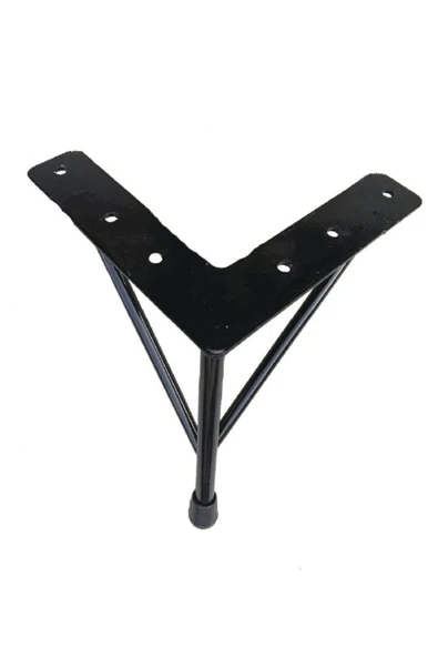 Dolu Demir Ayak Kütük Masa Sandık Kaşıklık Kitaplık Konsol Berjer Koltuk Ayağı 13cm (1 Adet) - 2
