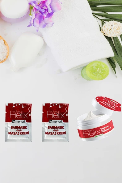 2'li Paket Masaj Kremi Hedera Helix Sarmaşık Okaliptus Karabaş Özlü Yatıştırıcı Cep Boy Saşe 3ml - 2