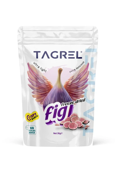 İncir Kurusu 30gr. Sağlıklı Atıştırmalık Meyve Cipsi Dondurularak Kurutulmuş - Freeze Dried Fig