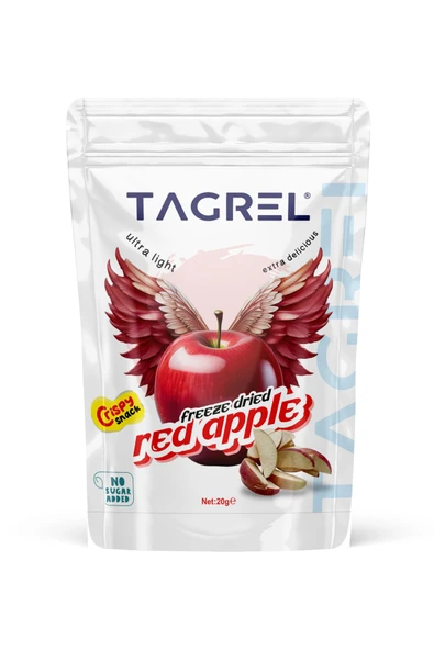 Elma Kurusu 20gr. Sağlıklı Atıştırmalık Meyve Cipsi Dondurularak Kurutulmuş - Freeze Dried Apple