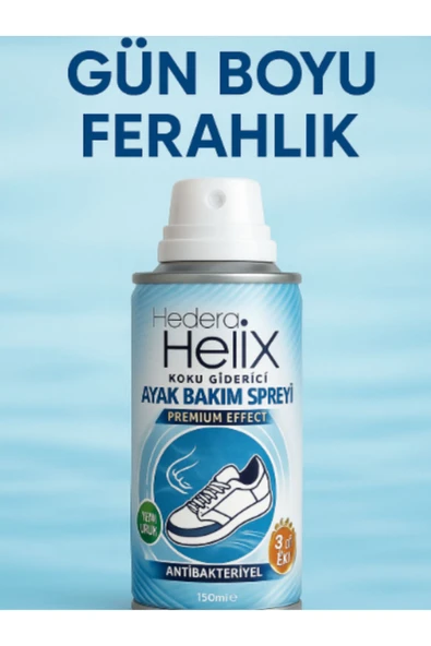 150 ml Ayak & Ayakkabı Koku Önleyici Giderici Bakım Spreyi Hedera Helix Fresh Deodorant Etkili - 2