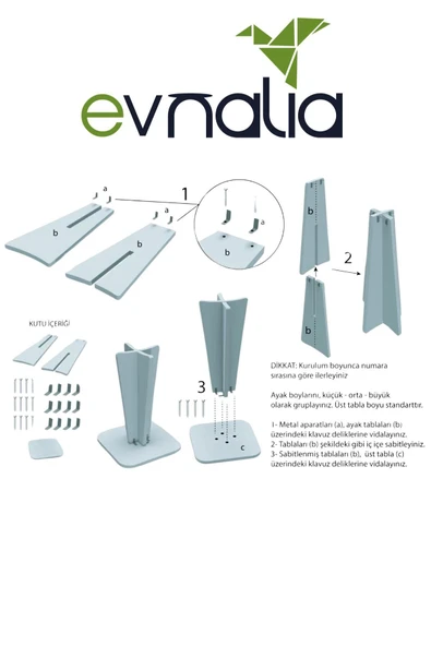 3'lü Zigon Sehpa Bohem Stil Traverten Desenli Mantar Model 34 Çap Yuvarlak - İskandinav - Resim 3