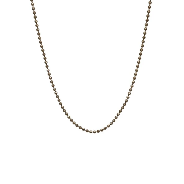 Dorik Zincir 3 mm Kadın Genç Zincir Kolye - Resim 3