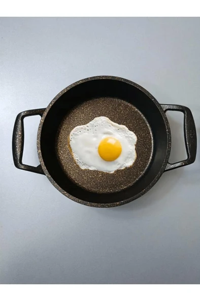 Netcool Kitchen Essenso Döküm Siyah Granit Sahan Tava 18 Cm - 4