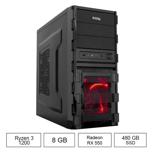 OXPC -R3000 R3-1200 8GB 480GB 8GB RX550  FDOS