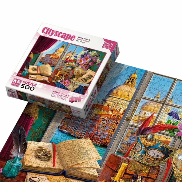 KS PUZZLE 500 PARCA VENICE STILL LIFE