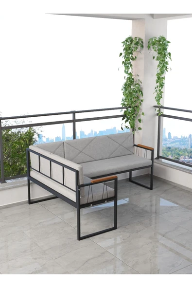 Src , Köşe Takımı, Mutfak, Balkon Köşe Takımı, Mutfak Masası Takımı - Açık Gri - 2