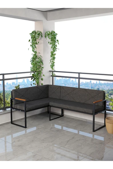 Src , Köşe Takımı, Mutfak, Balkon Köşe Takımı, Mutfak Masası Takımı - Antrasit