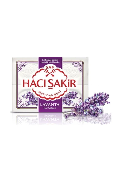 Hacı Şakir Lavanta Saf Kalıp Sabun 4x150 gr - Resim 2