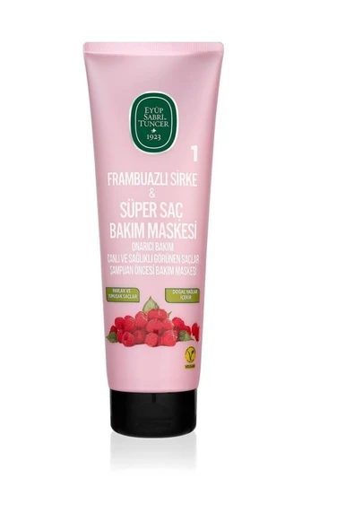 Eyüp Sabri Tuncer Frambuazlı Sirke Süper Saç Bakım Maskesi 250 ML ürün görseli