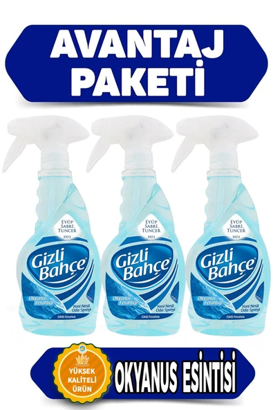Eyüp Sabri Tuncer Gizli Bahçe Oda Kokusu Okyanus Ferahlığı 500 ml