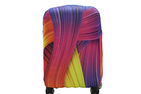 (My#06 Gökkuşağı) VALİZ İÇİN KILIF - 8