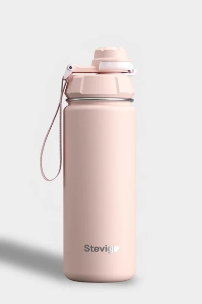 Stevig 1 Hand Leak-Proof Sızdırmaz Çelik Termos 500 Ml Icy Pınk ST-222