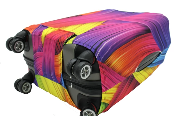 (My#06 Gökkuşağı) VALİZ İÇİN KILIF - 2