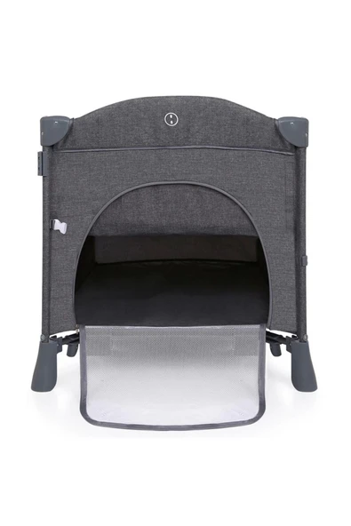 Yoyko Exclusive Comfort 8 In 1 Anne Yanı Park Yatak Oyun Parkı 70x110 - Gri - 5
