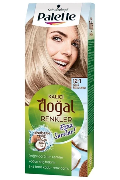 PALETTE KALICI DOĞAL RENKLER 12-1 KÜLLÜ BUZUL SARISI - 2