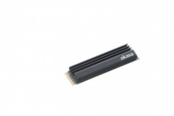 Akasa NVMe M.2 SSD Pasif Soğutucu (Samsung 980, Corsair MP510, XPG SX8100, Sandisk Ultra, Kingston A2000 vb... modelleri ile Uyumlu) (AK-M2HS01-BK)