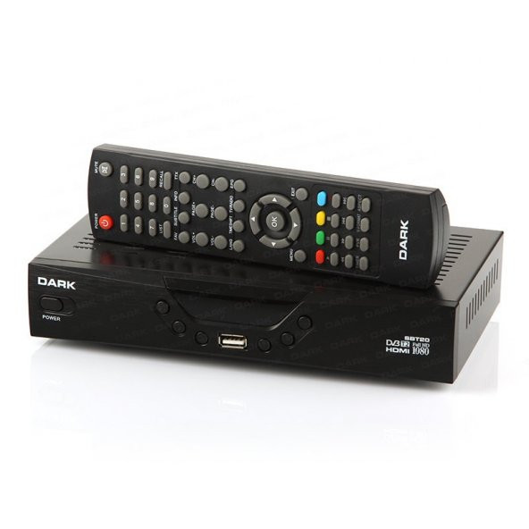 Dark SBT20 Dijital Karasal T2 HDMI, SCART Bağlantılı ve Medya Player Özellikli HD Yayın Alıcısı (DK-TV-SBT20)