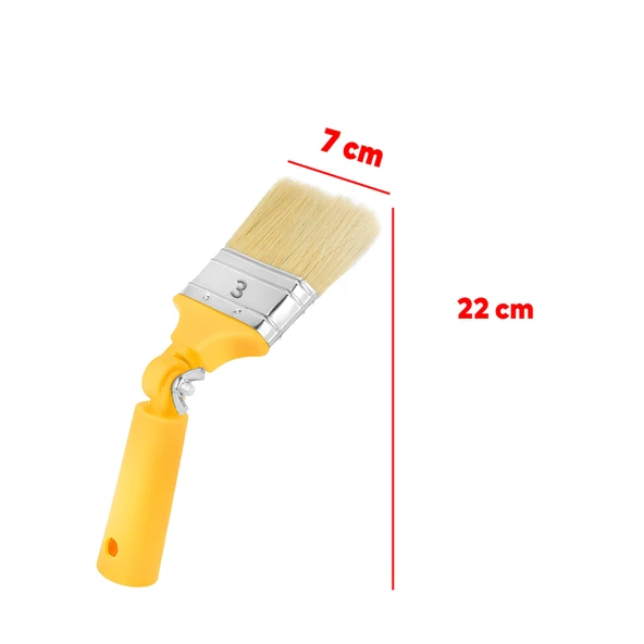 Robotik Boya Fırçası Kestirme Boyama Fırçası 180° Derece Kıvrılabilir Sap Takılabilir İç Dış Cephe - 2