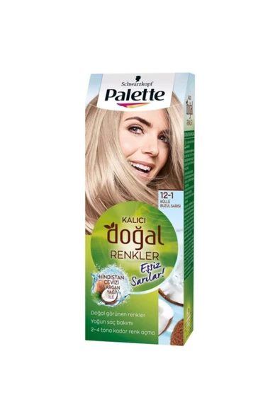 PALETTE KALICI DOĞAL RENKLER 12-1 KÜLLÜ BUZUL SARISI