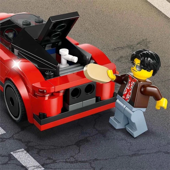 LEGO City Kırmızı Spor Araba - 60448 - 3