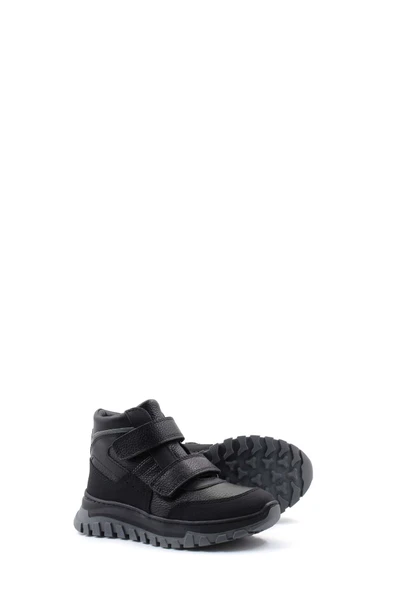 Hakiki Deri Kürklü  Unisex Çocuk Klasik Bot 612KFA1586-2 - Resim 9