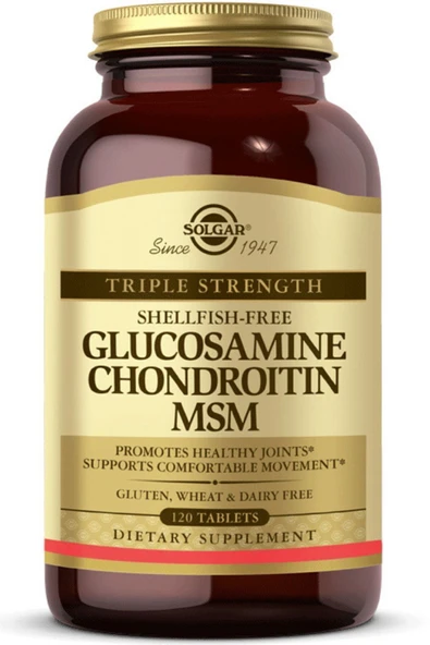 Solgar Glucosamine Chondroitin MSM 120 Tablet ürün görseli