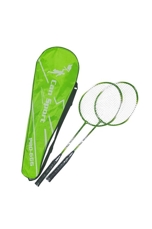 Badminton Raketi Yeşil Çantalı PRO-666