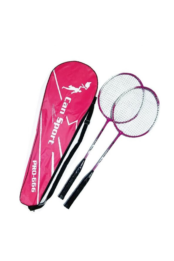 Badminton Raketi Pembe Çantalı PRO-666